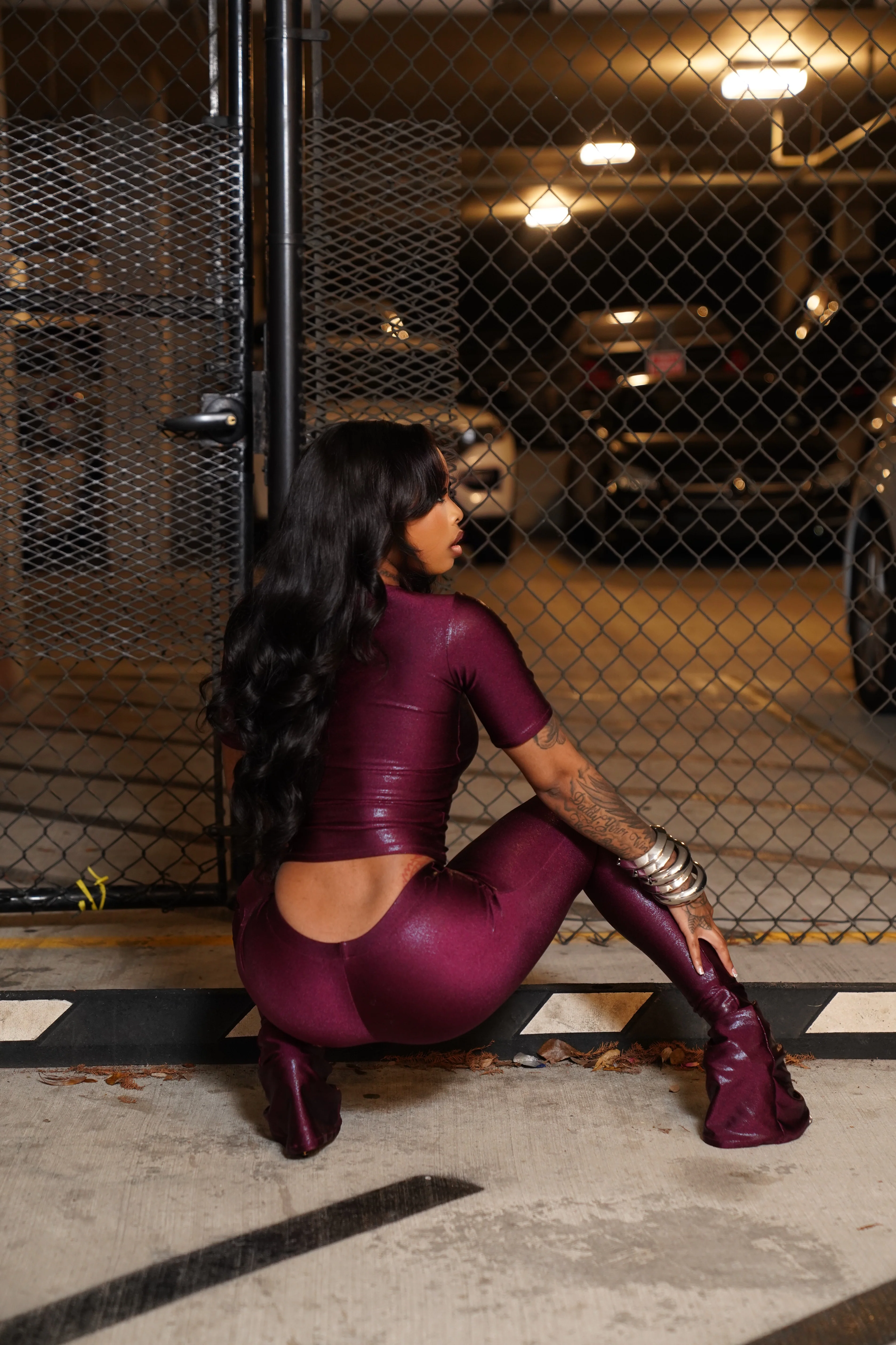 FVME Metallic Pants Set - Image 3
